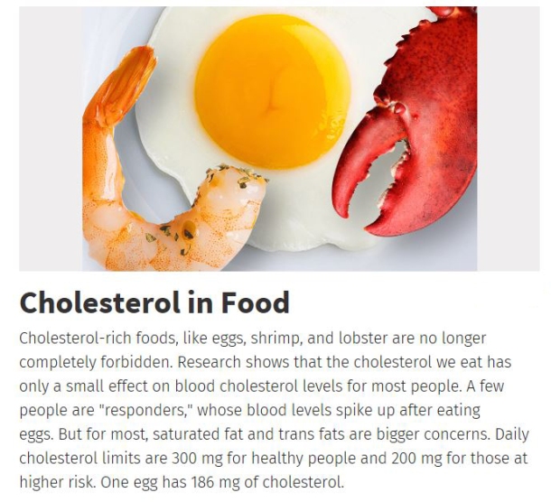 1cholesterolinfood